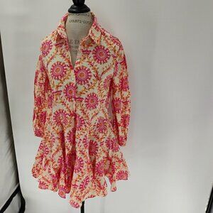 ZARA DRESS WITH LONG SLEEVES IN THREE COLORS WITH BUTTONS AND SHOT GREAT